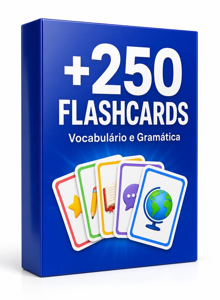 Capa do bônus 250+ Flashcards Prontos